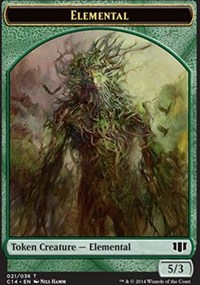 Elemental // Beast (3/3) Double-sided Token Elemental // Beast (3/3) Double-sided Token